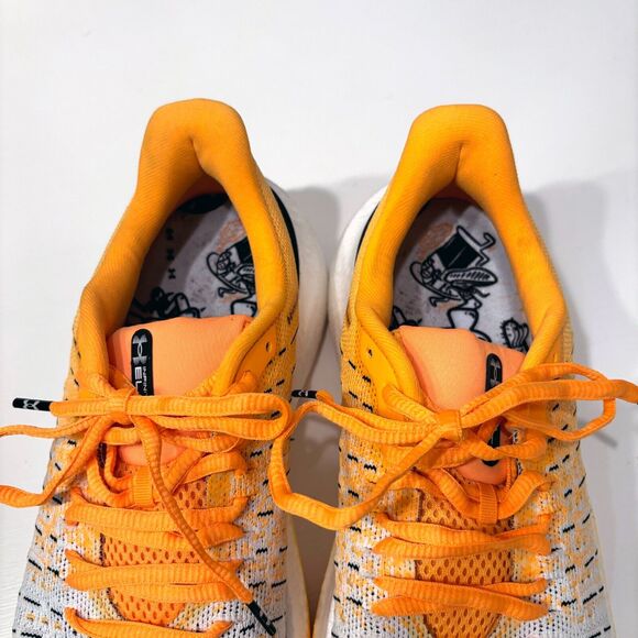Under Armour Infinite Elite UA We Run Orange White Women's Running Sneakers Sz 9 - Picture 5 of 10